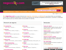 Tablet Screenshot of dm.negocioos.com
