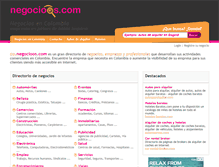 Tablet Screenshot of co.negocioos.com